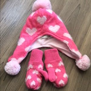 Beanie and glove set